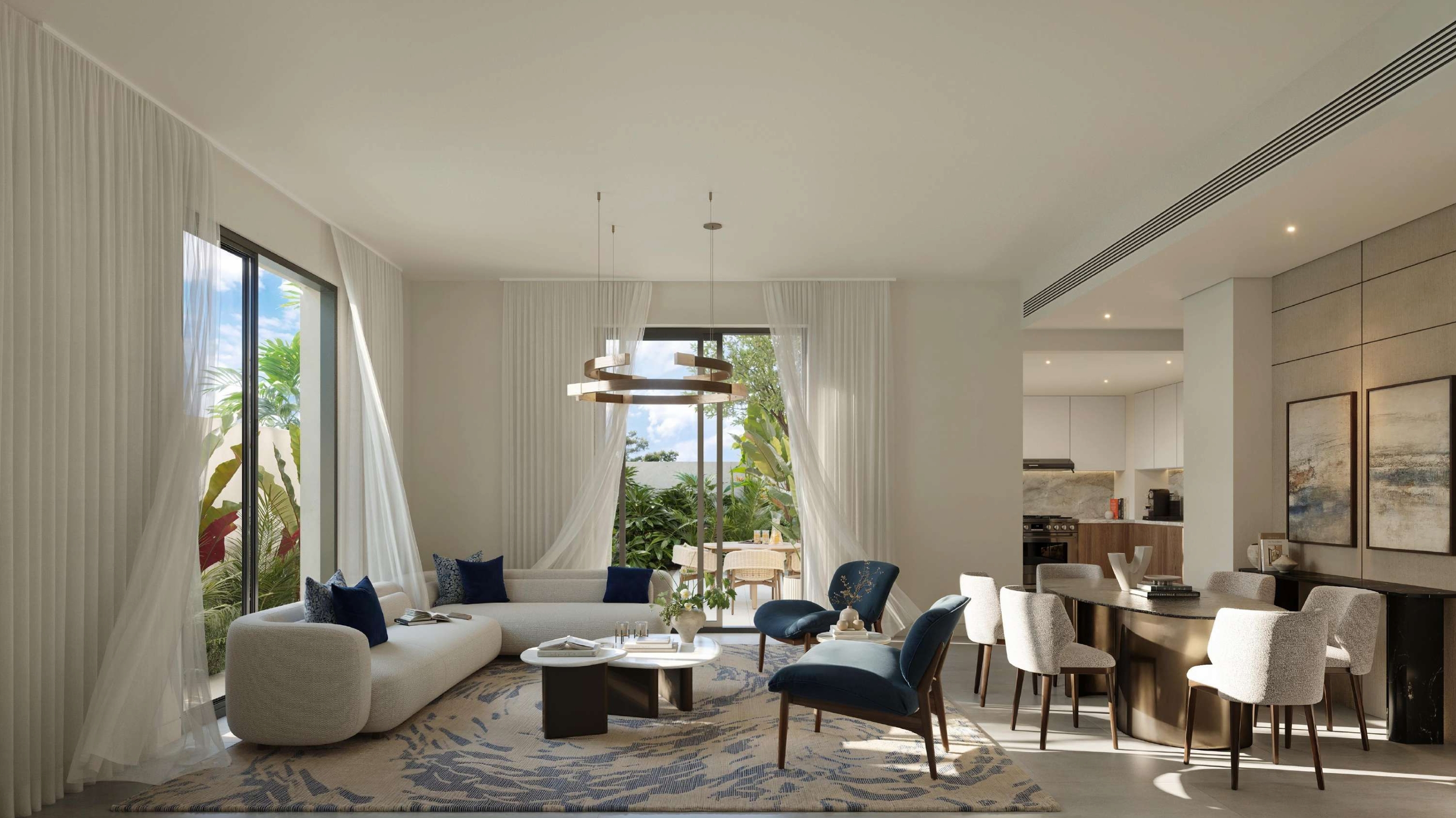 Al Ghadeer Gardens dark scheme interior 2